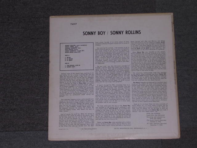 画像: SONNY ROLLINS - SONNY BOY / 1964-7 US Press Label MONO LP 