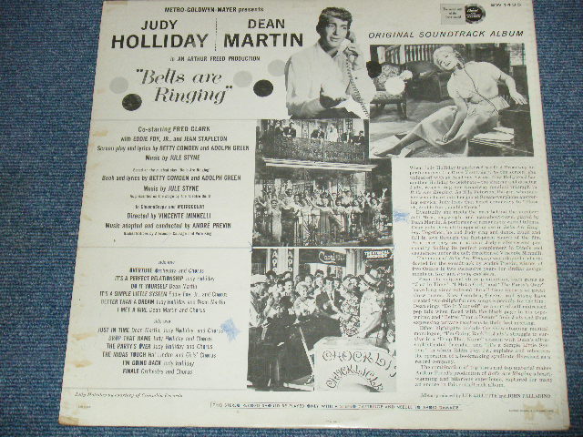 画像: OST/ ANDRE PREVIN,DEAN MARTIN, JUDY HOLLIDAY - BELLS ARE RINGING  / 1960 US ORIGINAL Stereo  LP 