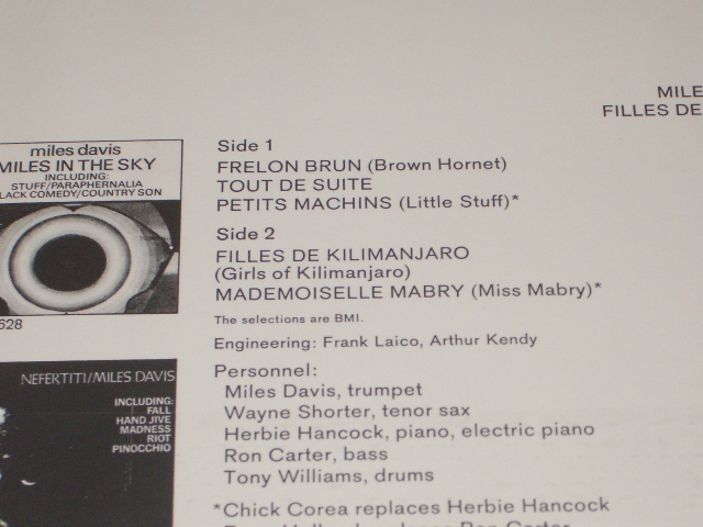 画像: MILES DAVIS - FILES DE KILIMANJARO /  US Reissue 180 glam Heavy Weight  Sealed LP  Out-Of-Print 