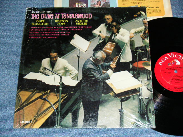 画像1: DUKE ELLINGTON + ARTHUR FIEDLER + BOSTON POPS - RECORDED "LIVE" : THE DUKE AT TANGLEWOOD / 1966 US ORIGINAL Promo  MONO LP 