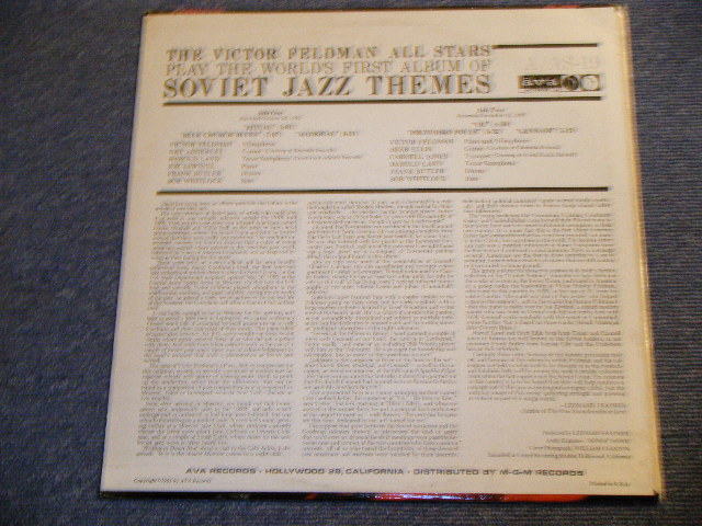 画像: VICTOR FELDMAN - SOUVIET JAZZ THEMES / 1963 US ORIGINAL Mono LP  