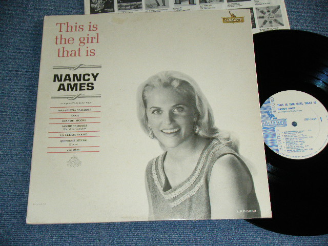 画像1: NANCY AMES - THIS IS THE GIRL THAT IS  ( Ex+/Ex++ ) / 1964 US ORIGINAL AUDITION Label Promo MONO LP 
