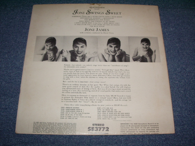 画像: JONI JAMES - JONI SINGS SWEE ( FC:Ex++,BC:Ex+/ Ex++ Looks:Ex+ ) / 1959 US ORIGINAL YELLOW Label  STEREO LP