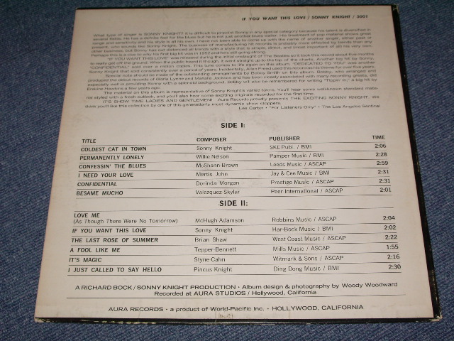 画像: SONNY KNIGHT With BOBBY SMITH ORCHESTRA - IF YOU WANT THIS LOVE  / 1964 US ORIGINAL MONO LP  