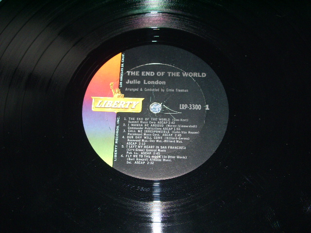 画像: JULIE LONDON - THE END OF THE WORLD  /1963 US  ORIGINAL MONO LP