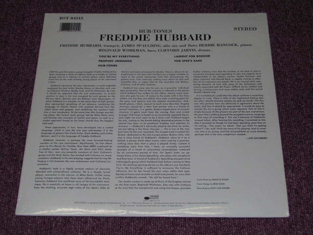 画像: FREDDIE HUBBARD - HUB-TONES / US AMERICA REISSUE "Brand New SEALED"  ”180 gram Haevy Weight”  LP 
