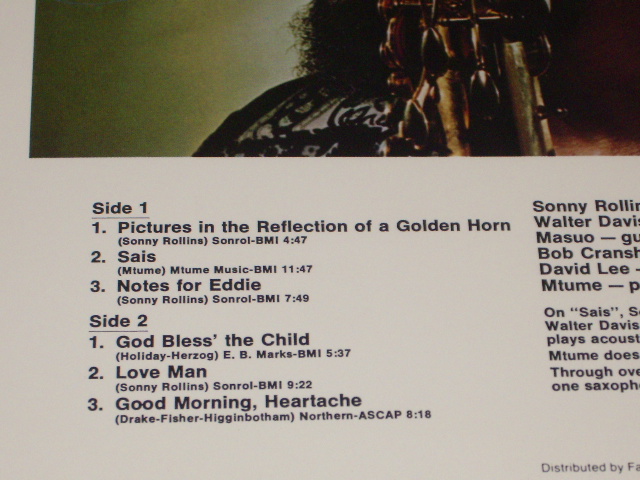 画像: SONNY ROLLINS - HORN CULTURE / US Reissue Sealed LP