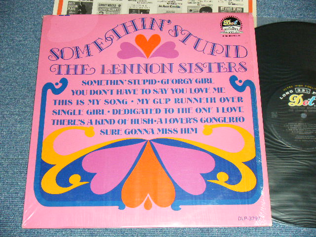 画像1:  THE LENNON SISTERS - SOMETHIN' STUPID ( MINT-/ Ex+++ Looks: MINT- ) / 1967  US ORIGINAL MONO Used   LP