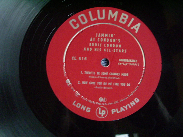 画像: EDDIE CONDON AND HIS ALL-STARS - JAMMIN' AT THE CONDON'S / 1955 US ORIGINAL MONO LP  