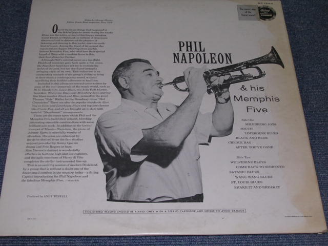 画像: PHIL NAPOLEON - PHIL NAPOLEON AND HIS BMEMPHIS FIVE / 1960 US ORIGINAL STEREO LP  