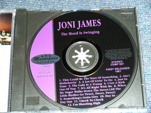 画像: JONI JAMES - THE MOOD IS SWINGING! ( Original Album ) /1994 BRAND NEW CD