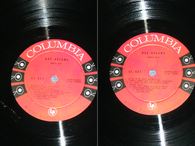 画像: DORIS DAY - DAY DREAMS ( Ex-/Ex- ) / 1956 US ORIGINAL "2nd PRESS 6 EYES Label" MONO Used LP