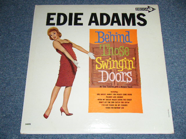 画像1: EDIE ADAMS - BEHIND THOSE SWINGIN' DOOR ( Ex+/Ex+++ )  / 1964 US ORIGINAL MONO LP 