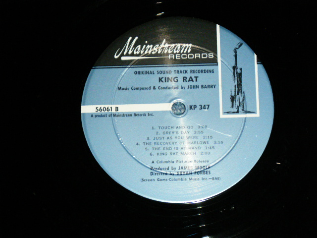 画像: ost JOHN BARRY - KIN RAT / 1965 US ORIGINAL MONO Used  LP 