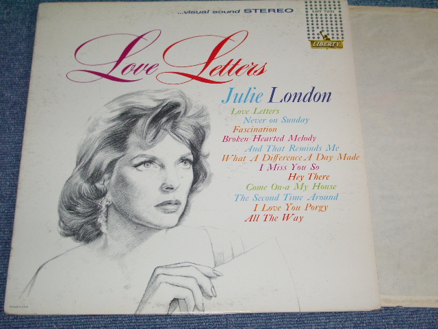 画像1: JULIE LONDON - LOVE LETTERS /1962 US ORIGINAL STEREO LP