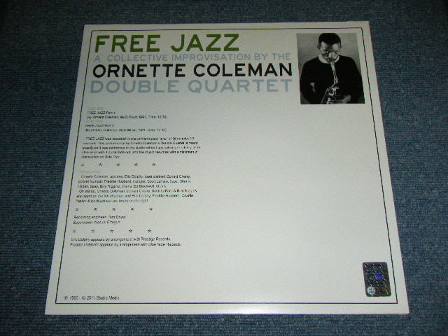 画像: ORNETTE COLEMAN- FREE JAZZ / 2011 Reissue 180 glam Heavy Weight Sealed LP