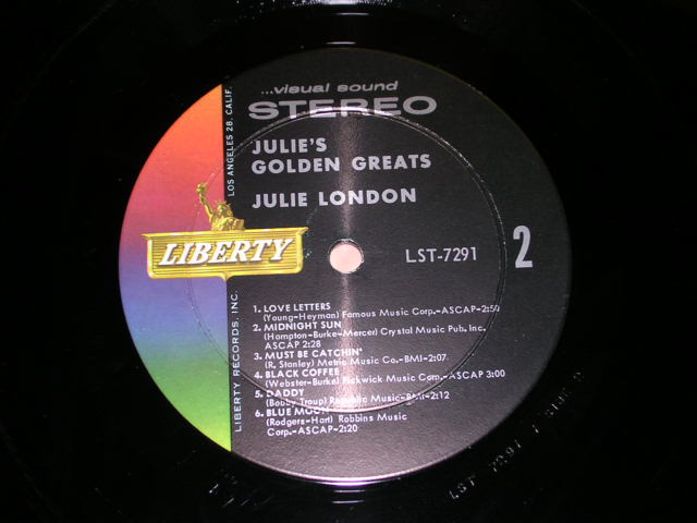 画像: JULIE LONDON - JULIE'S GOLDEN GREATS ( COLOR JACKET ) / 1963 US ORIGINAL STEREO LP