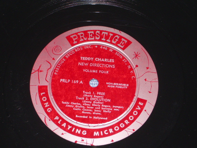 画像: TEDDY CHARLES QUINTET - NEW DIRECTIONS 4 / 1954 US ORIGINAL 10" LP  