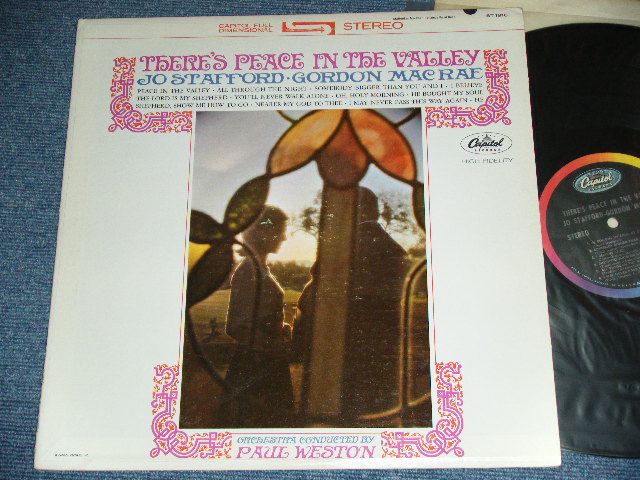 画像1: JO STAFFORD + GORDON MACRAE    - THERE'S PEACE IN THE VALLEY / 1963 US ORIGINAL STEREO LP 
