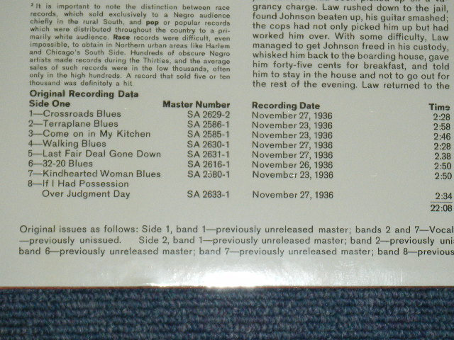 画像: ROBERT JOHNSON - KING OF THE DELTA BLUES SINGER S /  US Reissue Sealed  LP