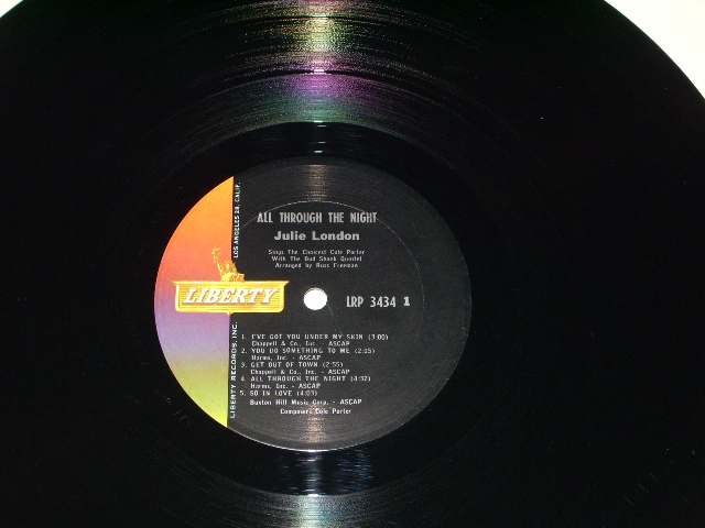 画像: JULIE LONDON - ALL THROUGH THE NIGHT   / 1965 US ORIGINAL MONO  LP 
