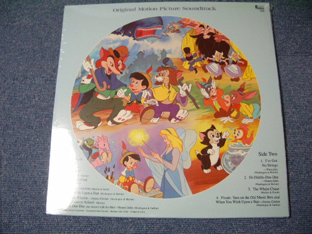 画像: DISNEY PICTURE DISC - PINOCCHIO / US ORIGINAL PICTURE Sealed LP  