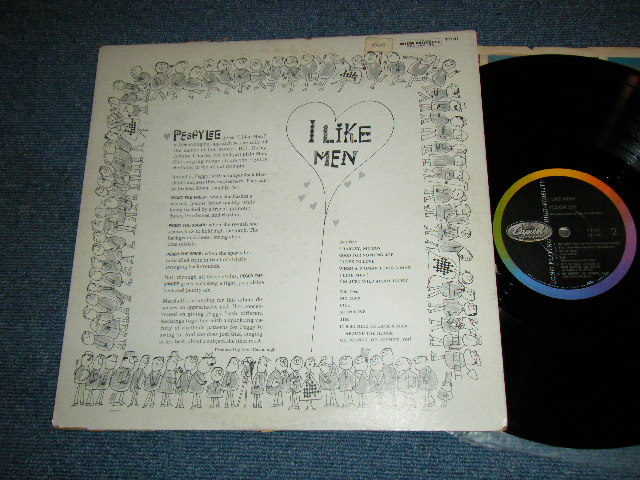画像: PEGGY LEE - I LIKE MEN !  / 1959 US ORIGINAL BLACK With RAINBOW Label  Mono  LP 