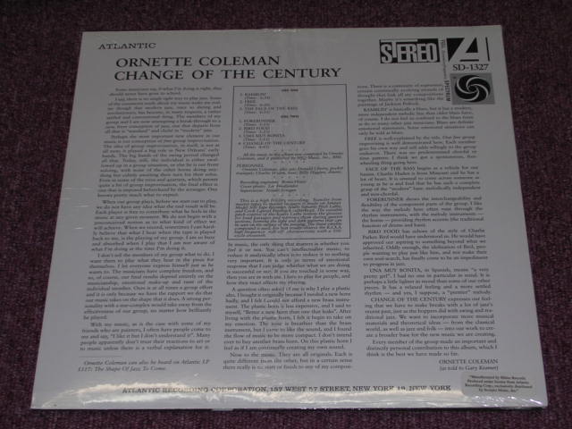 画像: ORNETTE COLEMAN - CHANGE OF THE CENTURY / US REISSUE SEALED LP 