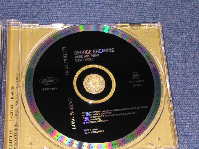 画像: GEORGE SHEARING - HERE AND NOW + NEW LOOK! / 2002 UK BRAND NEW CD 