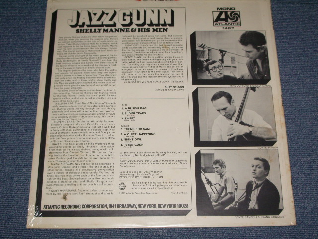 画像: SHELLY MANNE & HIS MEN - JAZZ GUNN ( Plays HENRY MANCINI ) / 1967 US ORIGINAL MONO Sealed LP 