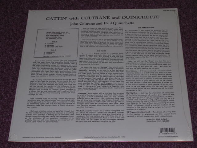 画像: JOHN COLTRANE - CUTTIN' WITH / US Reissue Sealed LP