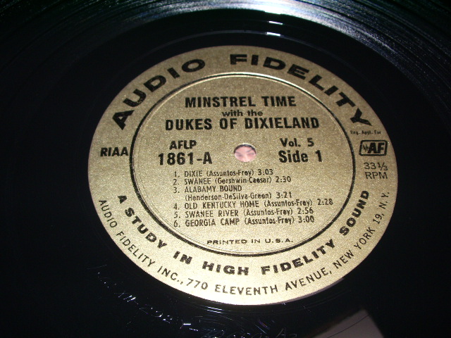 画像: DUKES OF DIXIELAND - VOL.5 MINSTREL TIME WITH / 1957 ORIGINAL MONO LP