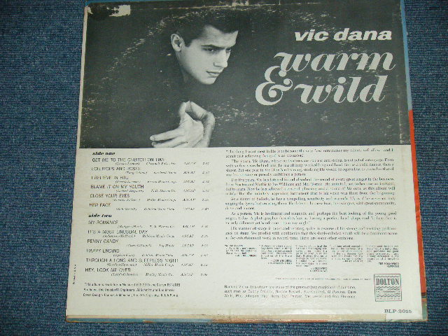 画像: VIC DANA - WARM AND WILD  / 1962  US ORIGINAL Mono LP