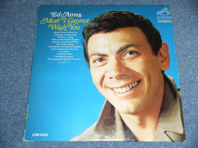 画像1: ED AMES - MORE OI CANNOT WISH YOU / 1966 US ORIGINAL MONO  LP 