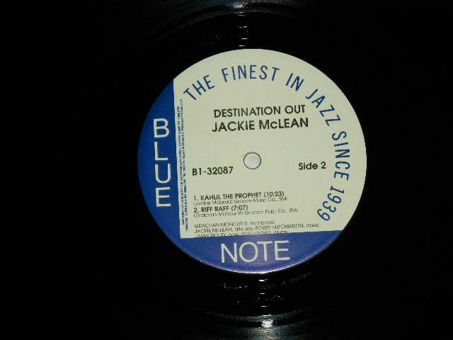 画像: JACKIE MC LEAN - DESTINATION...OUT!  / 1995  US Reissue 180 Gram Heavy Weight used LP