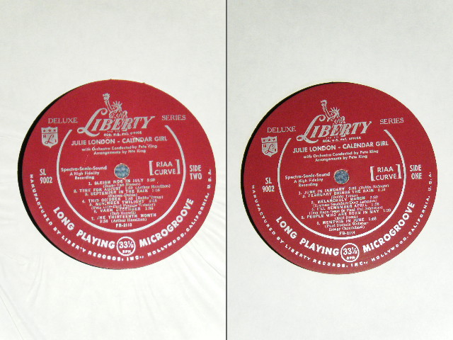 画像: JULIE LONDON - CALENDAR GIRL / 1956 US MONO MARLOON  LABEL LP