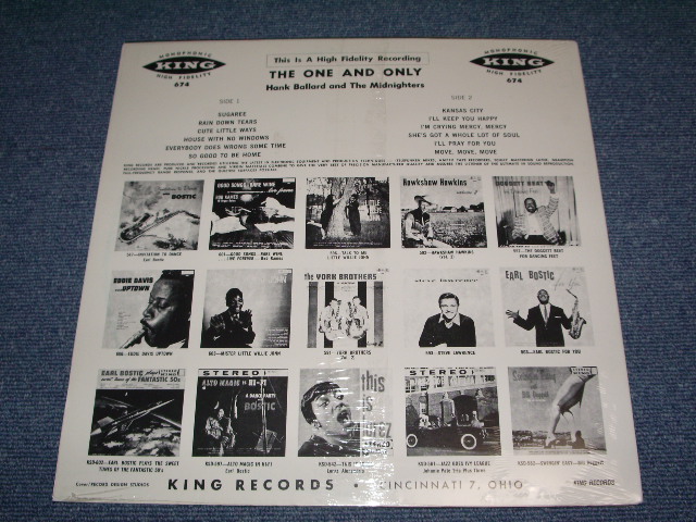 画像: HANK BALLARD & THE MIDNIGHTERS - THE ONE AND ONLY / 1960 MONO US REISSUE LP 