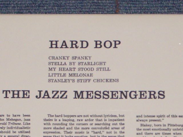 画像: ART BLAKEY And THE JAZZ MESSENGERS - HARD BOP ( 180 Glam Heavy Weight ) /  US Reissue 180 Glam Heavy Weight Sealed LP