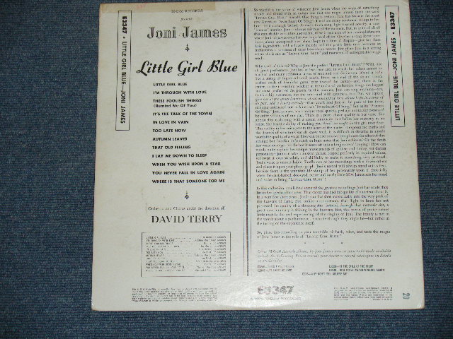 画像: JONI JAMES - LITTLE GIRL BLUE / 1956 US ORIGINAL YELLOW LABEL MONO LP