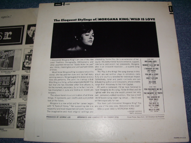 画像: MORGANA KING - WILD IS LOVE! / 1966 US ORIGINAL MONO LP