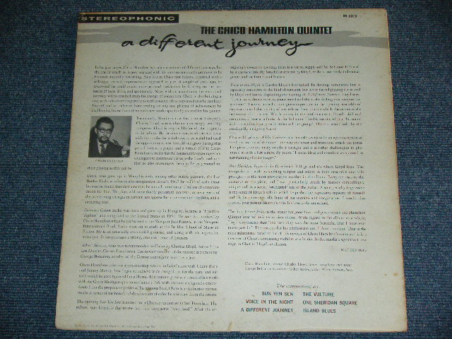 画像: CHICO HAMILTON QUINTET - A DIFFERENT JOURNEY / 1963 US ORIGINAL Stereo LP