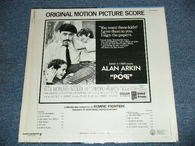 画像: Original Motion Picture Score / DOMINIC FRONTIERE - POPI / 1960's  US ORIGINAL STEREO LP 