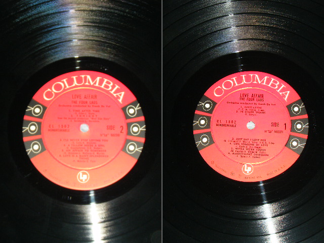 画像: THE FOUR LADS - LOVE AFFAIR / 1960  US ORIGINAL "6 EYES Label" MONO Used LP