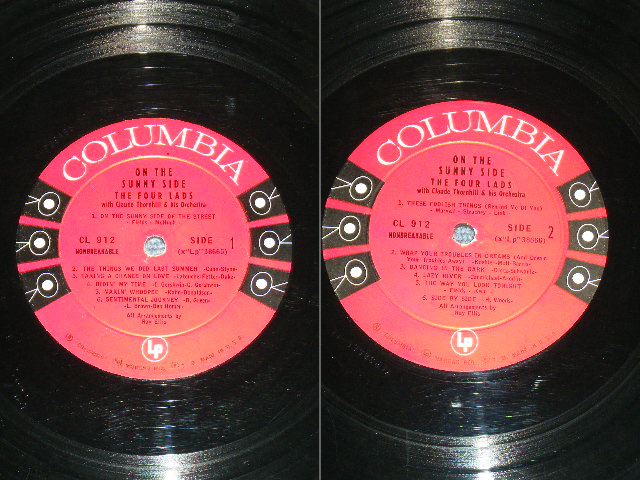 画像: THE FOUR LADS  -  ON THE SUNNY SIDE  / 1956 US ORIGINAL  ' 360 SOUND Label' MONO LP  