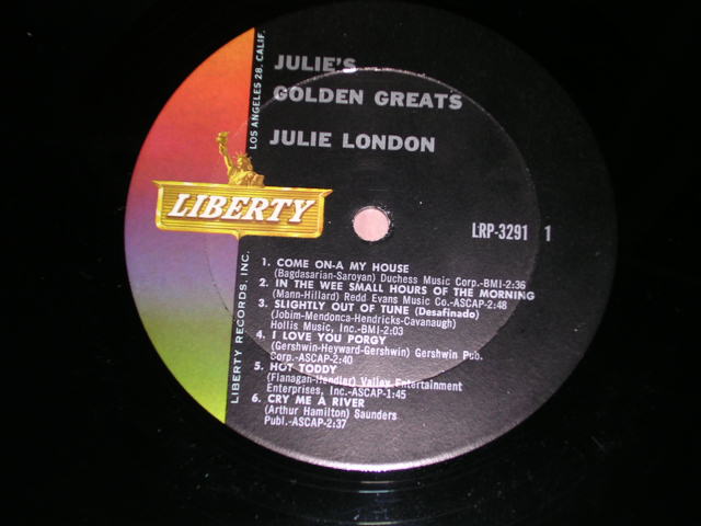 画像: JULIE LONDON - JULIE'S GOLDEN GREATS ( COLOR JACKET ) / 1963 US ORIGINAL MONO LP