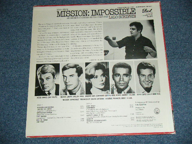 画像: TV OST ( LALO SCHIFRIN ) - MISSION : IMPOSSIBLE ( VG+++/Ex+ )  / 1967 US ORIGINAL STEREO Used LP 