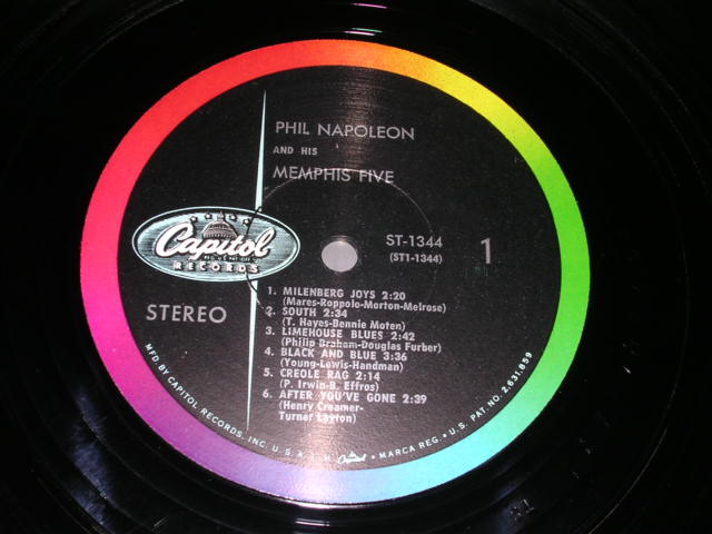 画像: PHIL NAPOLEON - PHIL NAPOLEON AND HIS BMEMPHIS FIVE / 1960 US ORIGINAL STEREO LP  