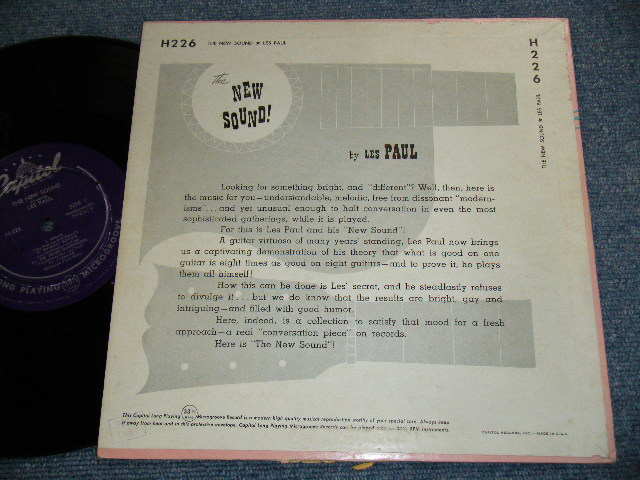 画像: LES PAUL - THE NEW SOUND! ! / 1950  US ORIGINAL "Purple Color Label"  Mono 10" LP 