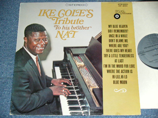 画像1: IKE COLE - TRIBUTE TO HIS BROTHER NAT / 1966 US ORIGINAL STEREO  Used LP