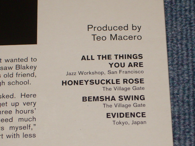 画像: THELONIOUS MONK - WHO'S AFRAID THE BIG BAND MONK ? /  US Reissue Sealed 2 LP
